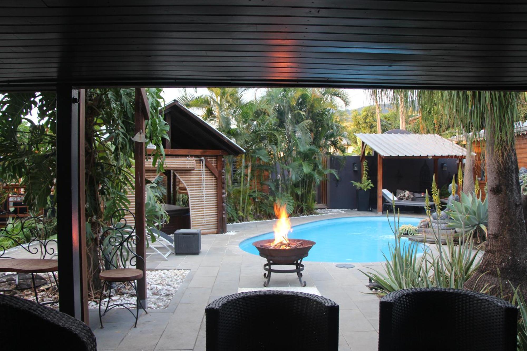 La Liane De Jade 974-Lodge Le Palissandre - Jacuzzi Privatif - Piscine Chauffee Le Bois de Nefles  Bagian luar foto