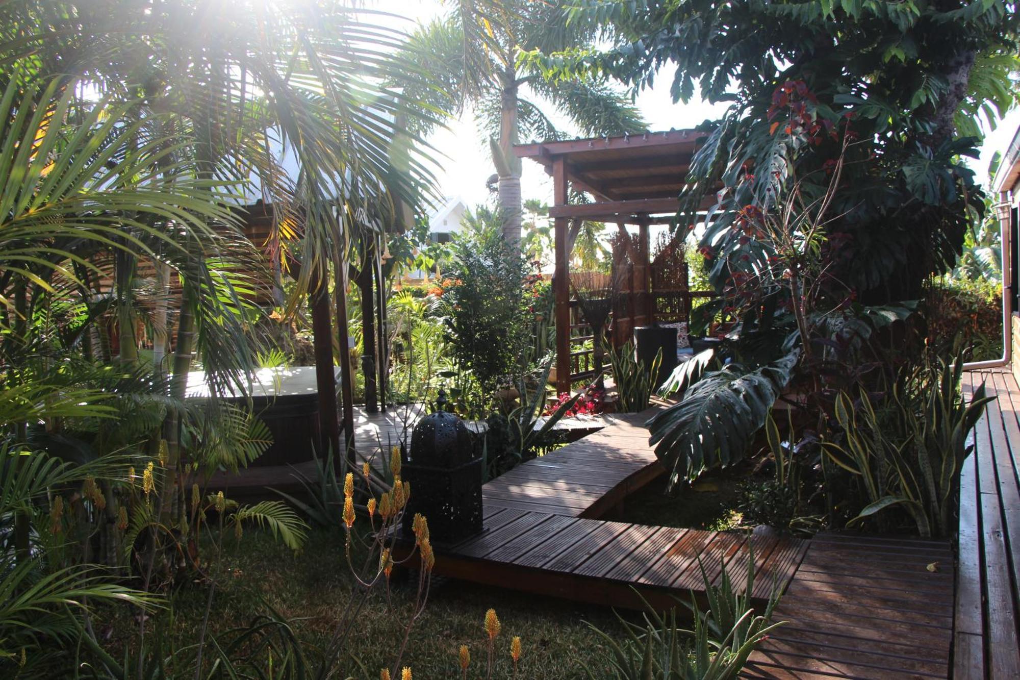 La Liane De Jade 974-Lodge Le Palissandre - Jacuzzi Privatif - Piscine Chauffee Le Bois de Nefles  Bagian luar foto