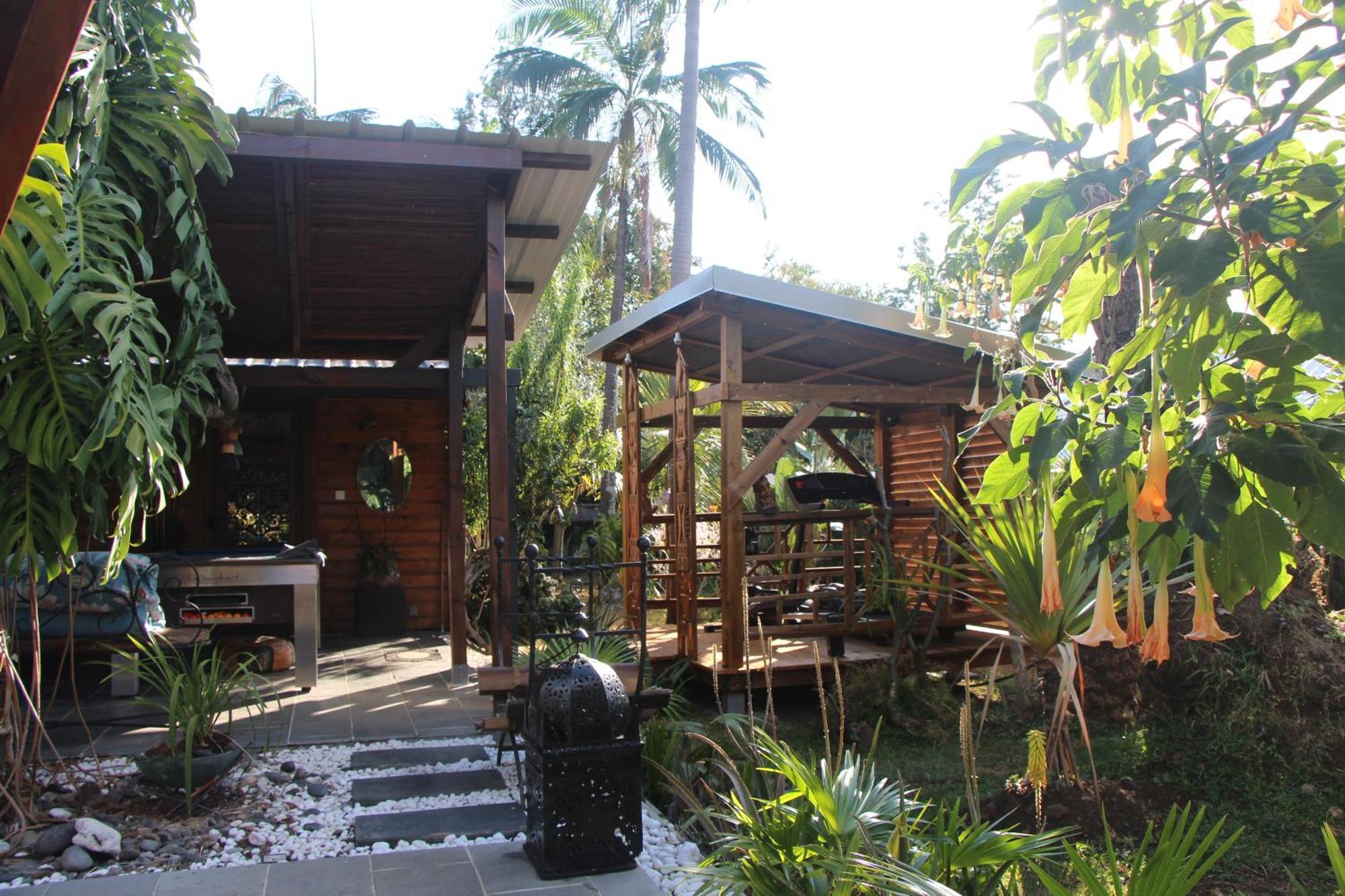La Liane De Jade 974-Lodge Le Palissandre - Jacuzzi Privatif - Piscine Chauffee Le Bois de Nefles  Bagian luar foto