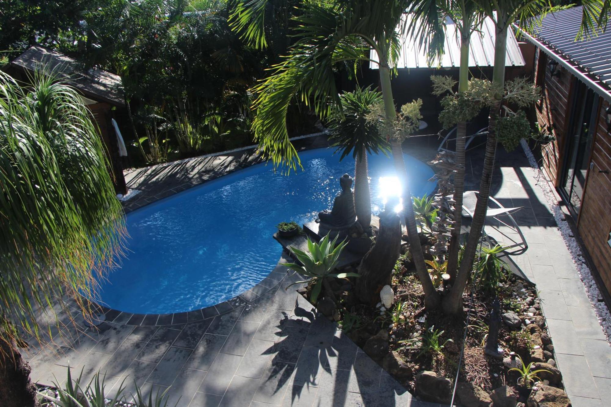 La Liane De Jade 974-Lodge Le Palissandre - Jacuzzi Privatif - Piscine Chauffee Le Bois de Nefles  Bagian luar foto